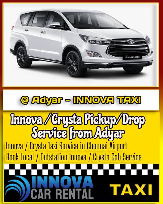 Innova Taxi in Adyar