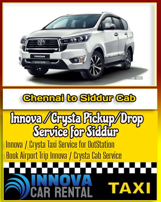 Chennai to Chittoor Innova Cab